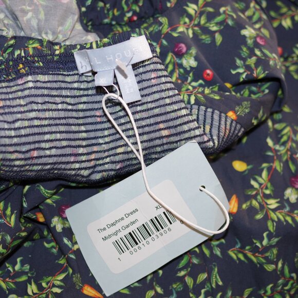 NWT Hill House Daphne Midi Dress - Midnight Garden Size:XL - Picture 4 of 8